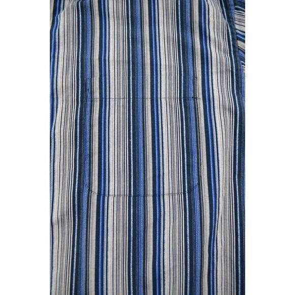 Robert Graham Men's XL Blue Purple Striped Cotton Shirt Button Down Long Sleeves - Picture 11 of 16